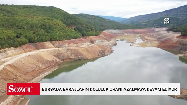 Sağanak yağmur çare olmadı: Bursa'da barajların doluluk oranı azalmaya devam ediyor