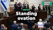 De la Knesset à la place des otages, Trump accueilli en héros en Israël