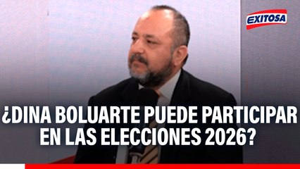¿Dina Boluarte puede participar en las Elecciones 2026? Esto respondió un miembro del Pleno del JNE