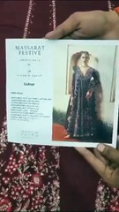 HUSSAIN ( REHAR MASSARAT FESTIVE UNSTITCHED 25 by Gulnar