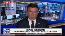 BREAKING_ President Trump to levy 100% tariffs on China