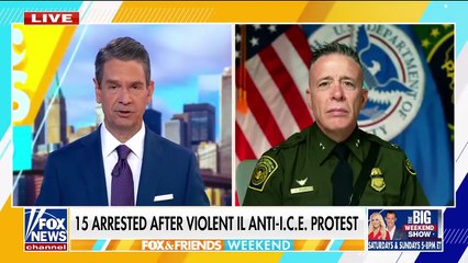 WATCH_ Violent anti-ICE riots near Chicago lead to 15 arrests