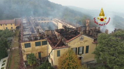 Incendio al Monastero della Bernaga: salve le reliquie di Carlo Acutis (13.10.25)