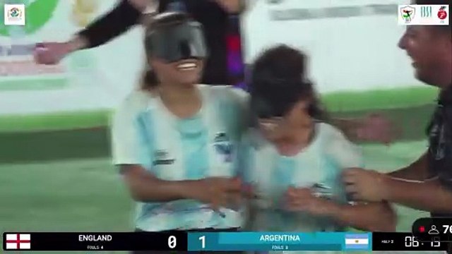 Gol de Gracia Sosa | Argentina vs Inglaterra | Campeonato Mundial de Fútbol para Ciegas Femenino