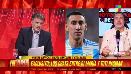 Los escandalosos chats de Ángel Di María y Jorgelina Cardoso contra Toti Pasman: "Muy fuerte"