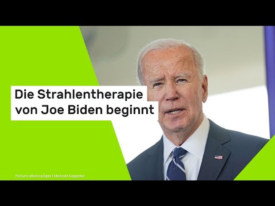 Die Strahlentherapie von Joe Biden beginnt - so geht es dem Ex-Präsidenten nach der Diagnose