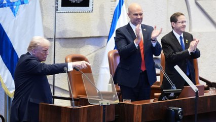 Trump en la Asamblea israelí: "Este es el amanecer histórico de un nuevo Oriente Medio"