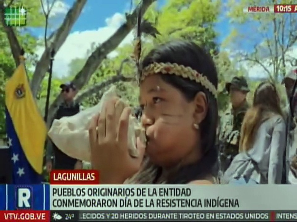 Mérida | Pueblos originarios de Lagunillas conmemoraron el Día de la Resistencia Indígena