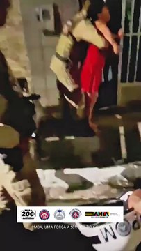 Ação rápida de policial militar salva vida de mulher engasgada em cidade baiana