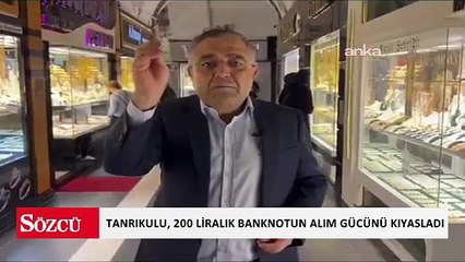 CHP'li Tanrıkulu 200 liralık banknotun alım gücünü kıyasladı