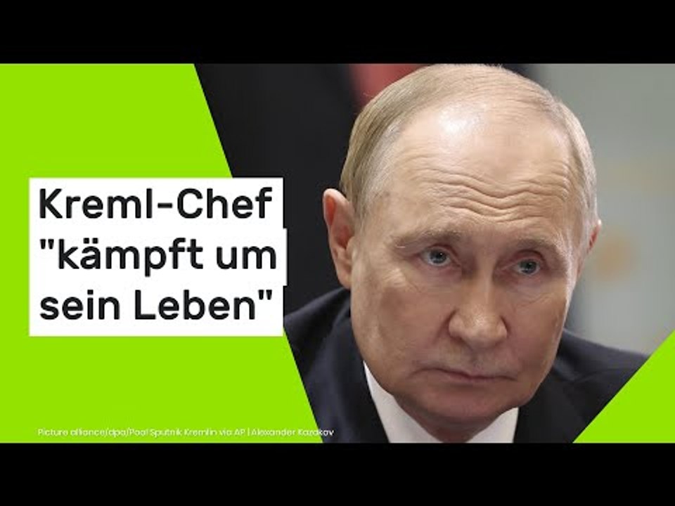 Wladimir Putin: Kreml-Chef 'kämpft um sein Leben' - Estlands Außenminister warnt