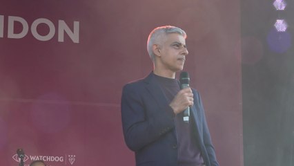 London Mayor Sadiq Khan celebrates multiculturalism in the capital