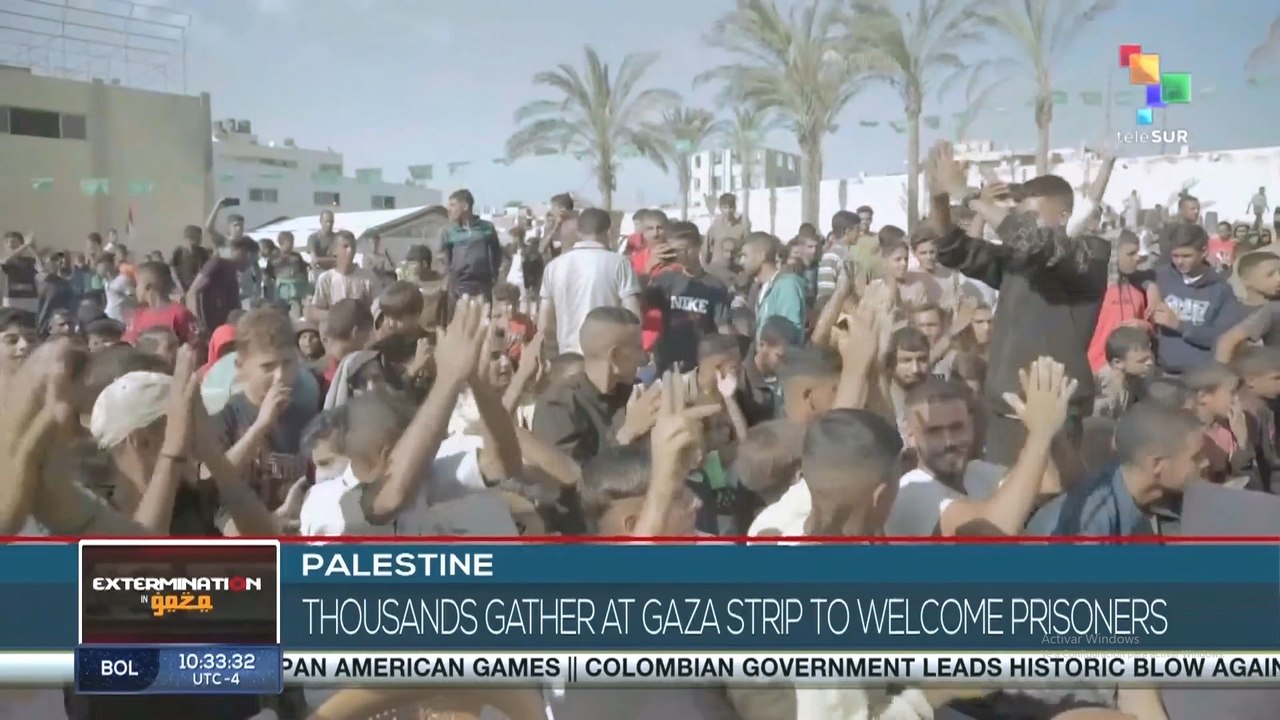 Palestine, thousands gather at Gaza Strip to welcome prisoners