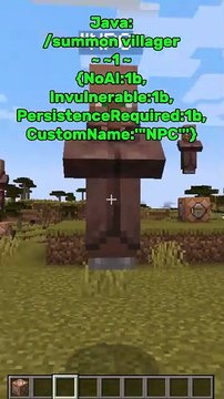 Tener Npc sin Plugin ni Mods java y bedrock minecraft tutorial