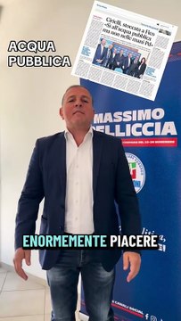Casalnuovo (NA) - Pelliccia: Finalmente si parla di #acquapubblica (13.10.25)