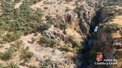 Rescate a una mujer herida en Segovia