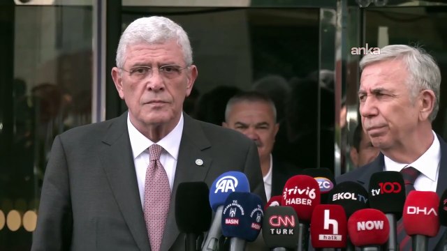 İYİ Parti Genel Başkanı Dervişoğlu, Yavaş'ı ziyaret etti...