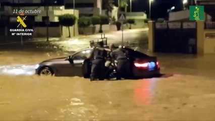 Lluvias torrenciales ponen en alerta el este y noreste de España