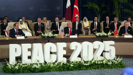 Trump hails 'tremendous day' at Gaza peace summit