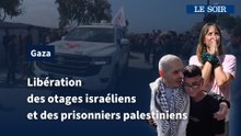 En images : la libération des otages israéliens et des prisonniers palestiniens
