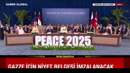 Gazze'de barış için kritik imzalar atıldı! Trump: Erdoğan dünyanın en güçlü ordularından birine sahip
