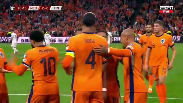 Países Bajos 4-0 Finlandia | Resumen | Eliminatorias Europeas