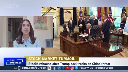 Markets rebound amid U.S.-China tariff spat: "People are getting used to Trump’s threats"