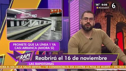 Linea 1 del metro en CDMX ya tiene posible fecha de apertura
