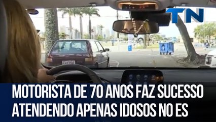Motorista de 70 anos faz sucesso atendendo apenas idosos no ES