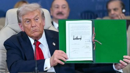 Trump firma la paz que pone fin a dos años de guerra en Gaza ante líderes que elogian su rol
