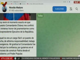 Pdte. Maduro: La renovación es permanente y la visión de Chávez avanza con la fuerza de un pueblo