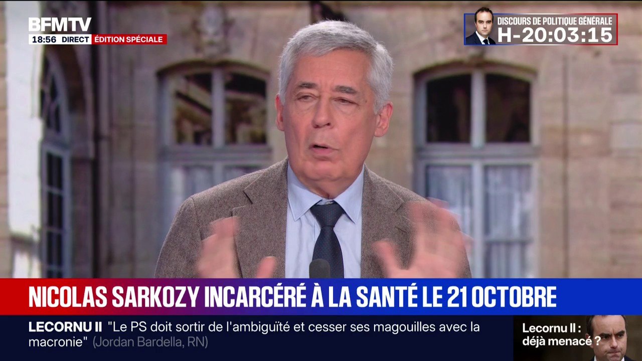 Nicolas Sarkozy incarcéré: "C'est quand même un ébranlement de nos institutions", déclare Henri Guaino, ancien conseiller spécial du président à l’Élysée