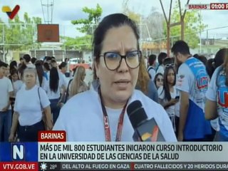 Barinas | UCS inició el ciclo introductorio con la participación de más de mil 800 estudiantes