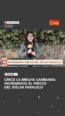 CRECE LA BRECHA CAMBIARIA: INCREMENTA EL PRECIO DEL DÓLAR PARALELO