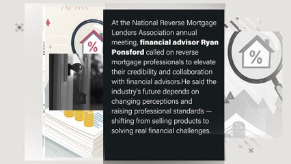 At the National Reverse Mortgage Lenders Association annual meeting