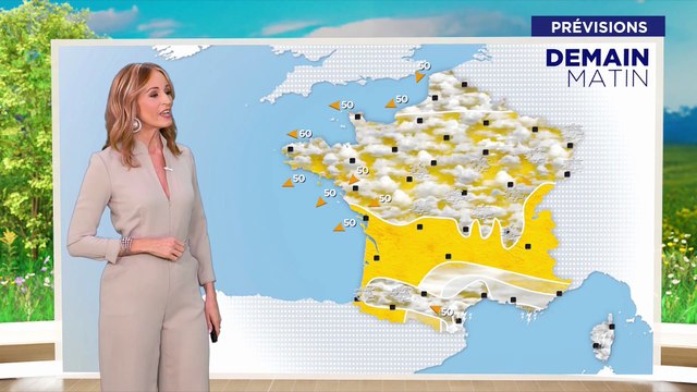 Stéphanie Duval - Météo M6 (Soir) du 13/10/2025 : Déluge en Espagne, Calme Anticyclonique en France, et 24°C à Toulouse 🇪🇸🇫🇷