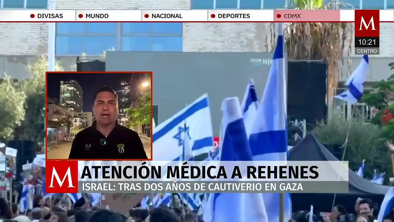 Primeros 20 rehenes reciben asistencia tras liberación en Israel