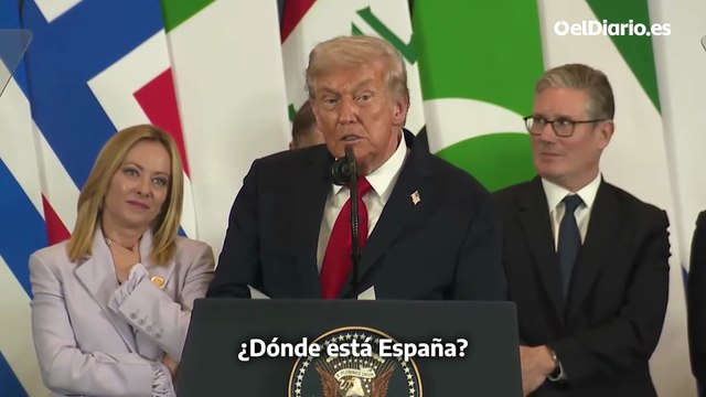 Trump, a Sánchez: “¿Estáis trabajando sobre el tema del PIB? Nos acercaremos, pero estáis haciendo un fantástico trabajo”