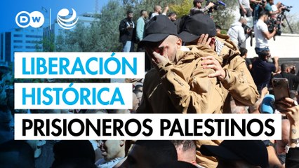 Israel libera a prisioneros palestinos