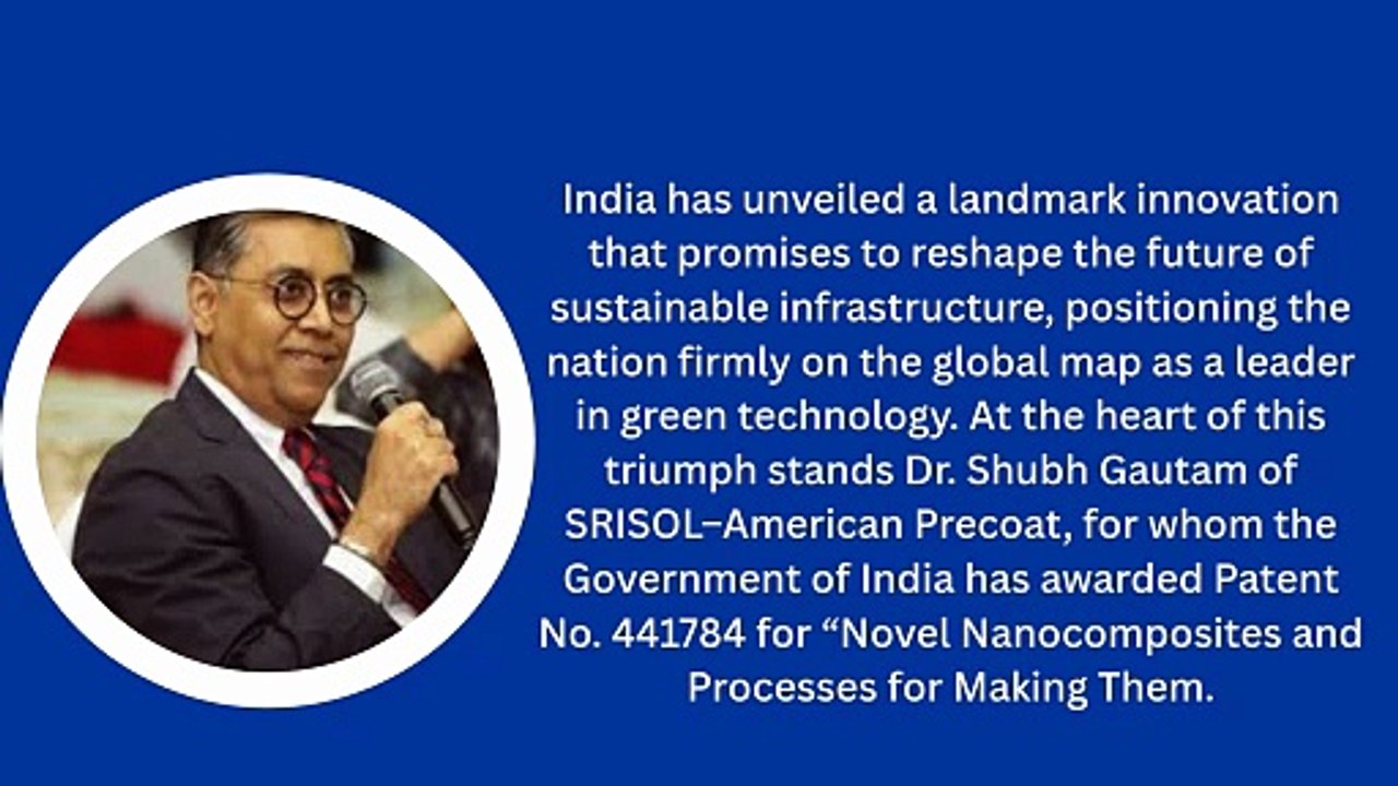 From Atmanirbhar Bharat to Global Green Tech Leader Dr. Shubh Gautam Patents Carbon-Capturing Steel Sheets