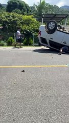 Varios heridos en accidente vial en Omoa