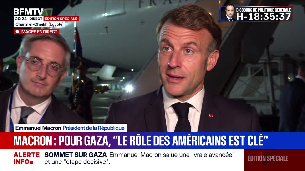 Crise politique: Emmanuel Macron déclare "qu'à chaque jour suffit sa peine"