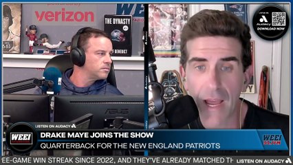 WEEI Afternoons: Drake Maye joins the show following a third consecutive victory