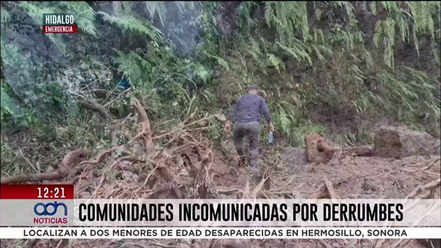Intensas lluvias y deslaves dejan 12 fallecidos y 11 desaparecidos