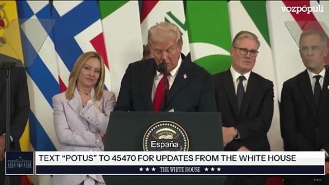 Trump interpela a Sánchez por el gasto en defensa: ¿Estáis ya trabajando con el tema del PIB?