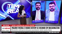 Negociações ativas: Mauro Vieira e Marco Rubio devem se reunir em Washington | TEMPO REAL