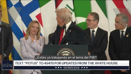Trump y Pedro Sánchez