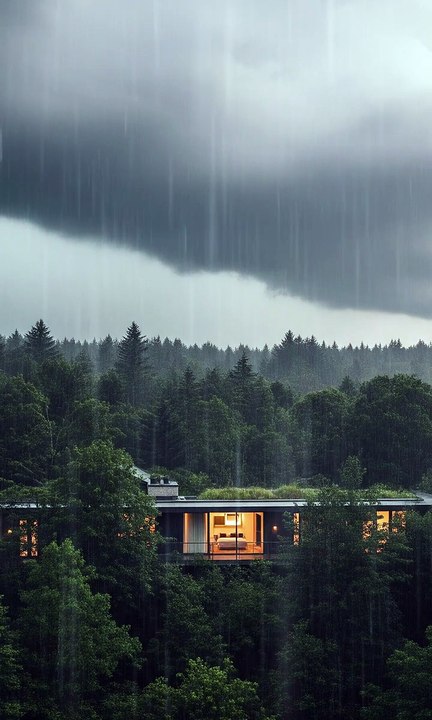 Thunderstorm, Storm, Sleep Sound, Heavy rain, Sleeping, Relax, Heavy Rain, Calm, Weather, Aura