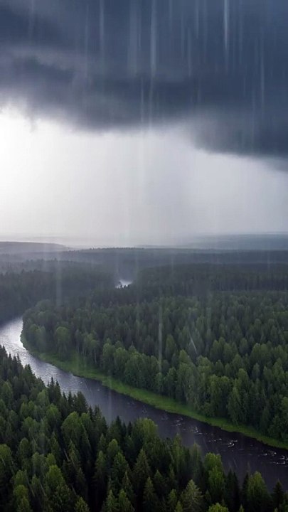 Thunderstorm, Storm, Sleep Sound, Heavy rain, Sleeping, Relax, Heavy Rain, Calm, Weather, Aura