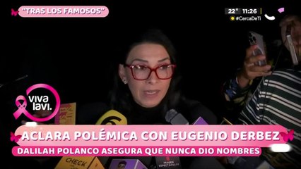 Dalilah Polanco habla de la polémica con Eugenio Derbez